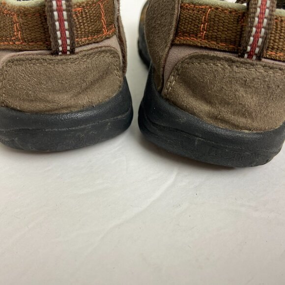 KEEN Adjustable Hiking Sandals Boys Brown Size 11 - Picture 7 of 9